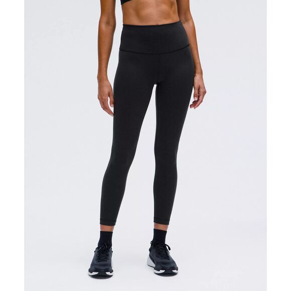 NEW lululemon Wunder Train High-Rise Tight 25" Black  Size 8 NWT - Picture 1 of 11